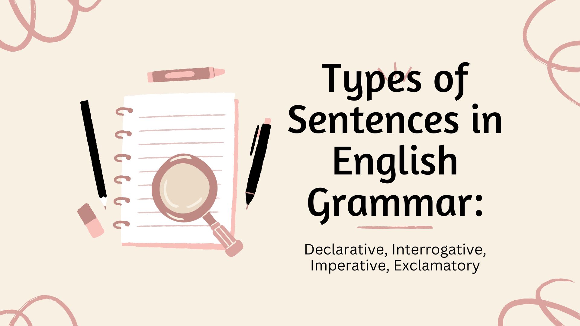Types of Sentences in English Grammar: Declarative, Interrogative, Imperative, Exclamatory